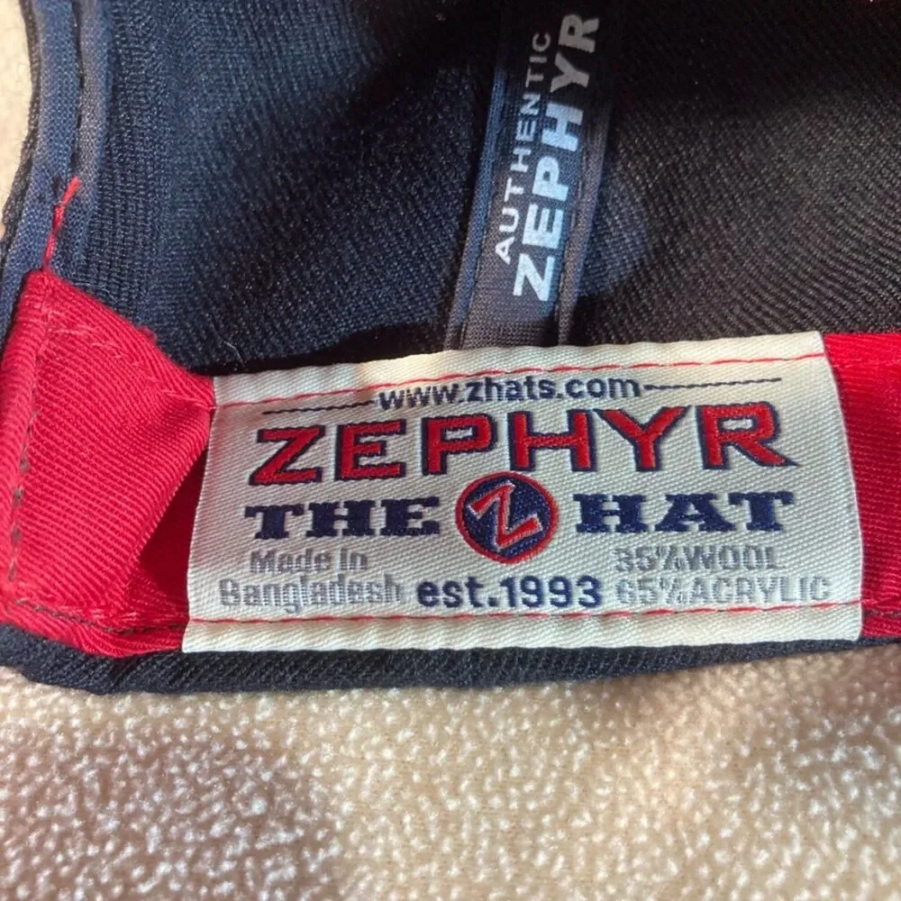 Chicago Blackhawks Hat Cap Black Red Zephyr The Hat Snap Back NHL‎ Hockey